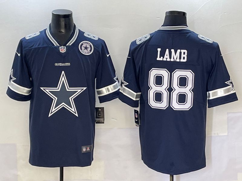 Men Dallas Cowboys #88 Lamb Blue 2025 Nike Limited NFL Jersey style 2->dallas cowboys->NFL Jersey